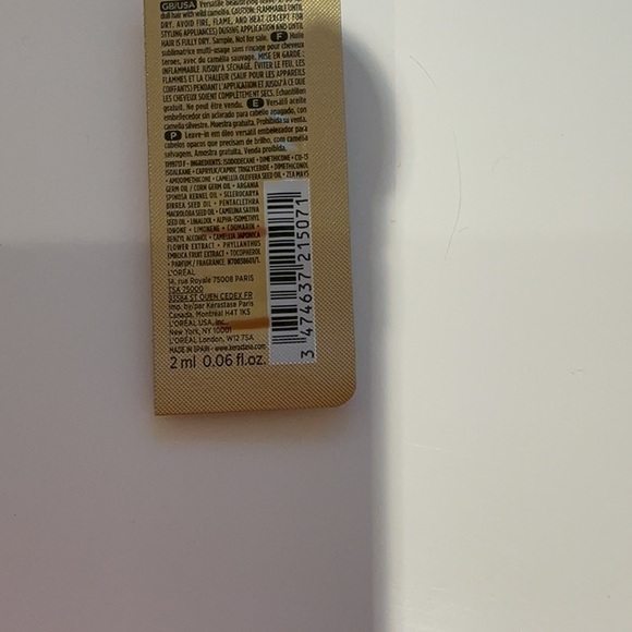 Kerastase Gold and Silver Hair Treatment Samples - Picture 3 of 3